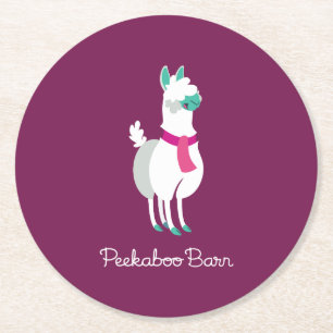 Posavasos Redondo De Papel Tommy la llama