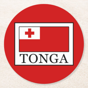 Posavasos Redondo De Papel Tonga