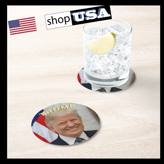 Posavasos Redondo De Papel Trump Presidente 45 Epic Fantástico (Subido por el creador)