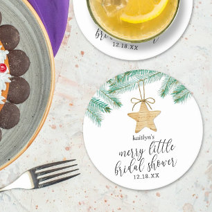 Posavasos Redondo De Papel Una alegre despedida de soltera