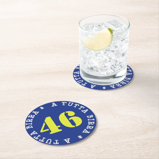 POSAVASOS REDONDO DE PAPEL VALENTINO A TUTTA BIRRA - SOTTOBICCHIERI - (In situ)