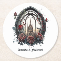 Ventana de Castillo de Fantasía Oscura Boda Gótica
