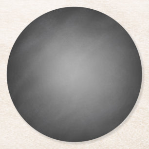 Posavasos Redondo De Papel Vignette Chalkboard