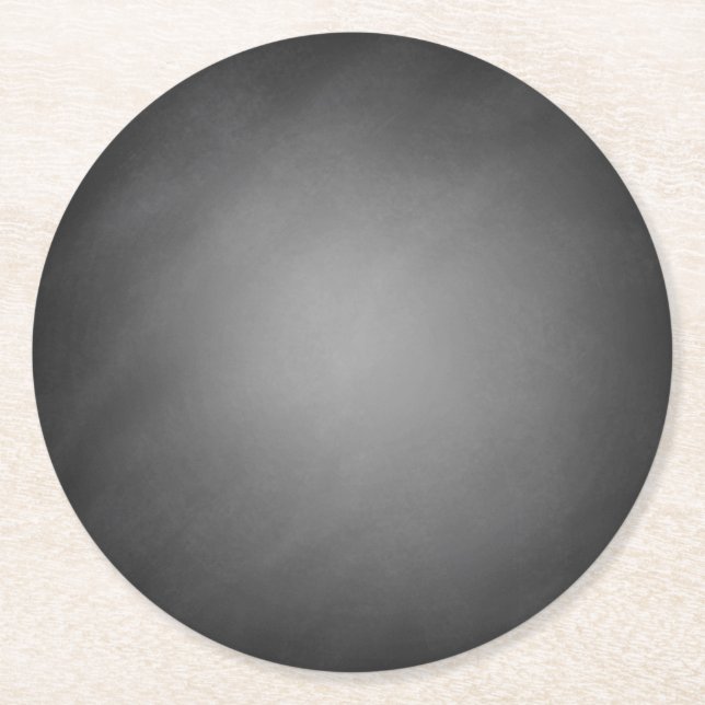 Posavasos Redondo De Papel Vignette Chalkboard (Anverso)