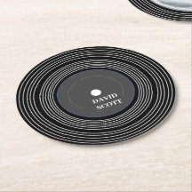 Vinílico Lp negro personalizado