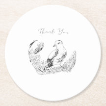 Vintage Garden Bird – Monochrome Elegant Floral