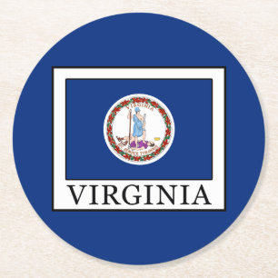 Posavasos Redondo De Papel Virginia