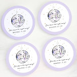 Posavasos Redondo De Papel Watercolor Disco Ball Fiesta de cumpleaños<br><div class="desc">Añade un toque divertido a tu fiesta de cumpleaños con estas galletitas de papel con una bola de disco pintada con acuarela y texto lúdico.</div>