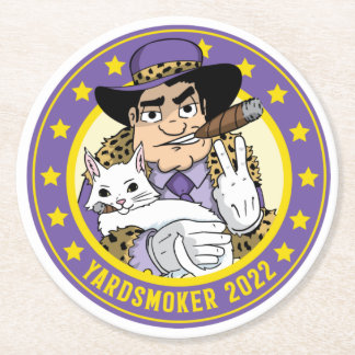 Posavasos Redondo De Papel Yardsmoker Coaster