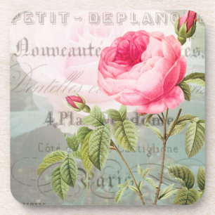 Posavasos Redoute Pink Rose de las galerías de acentos franc