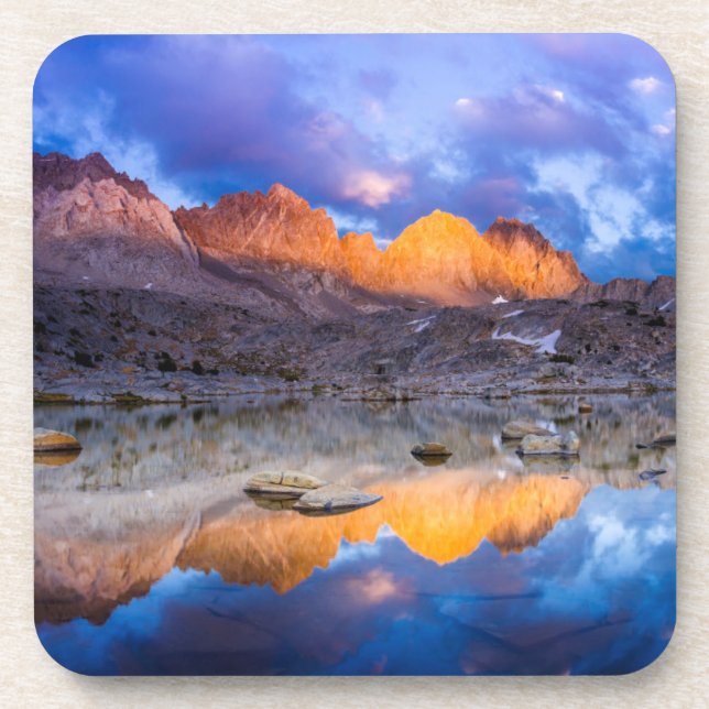 Posavasos Reflejo de montaña, California (Frente)