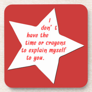 Posavasos Refrán o cita divertido para los amantes del café