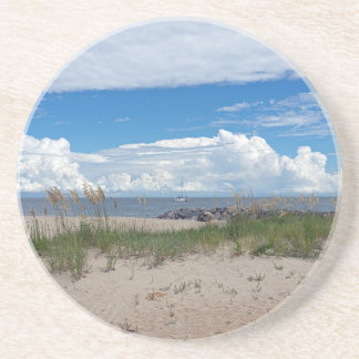 Posavasos Refugio de playa de paz