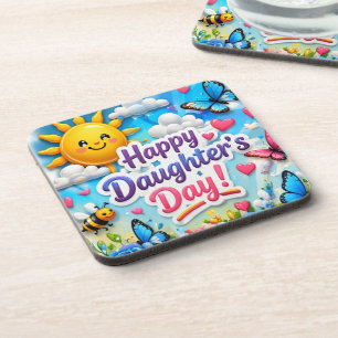 POSAVASOS REGALO COLORIDO MODERNO DEL AMOR PARA HIJA