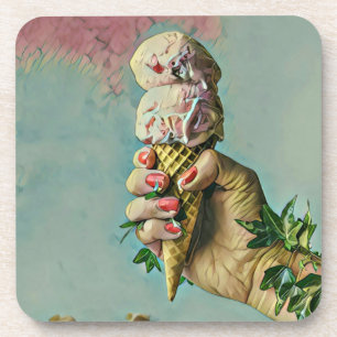 Posavasos Regalo de amante de los helados