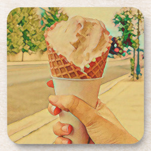 Posavasos Regalo de amante de los helados