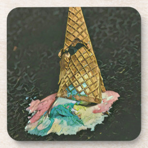 Posavasos Regalo de amante de los helados de chocolate
