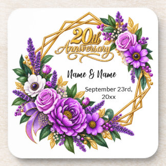 Posavasos Regalo de aniversario número 20