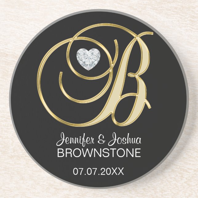Posavasos Regalo de encargo personalizado de los favores de (Frente)