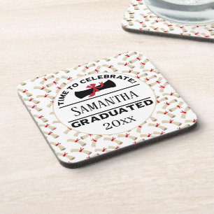 Posavasos Regalo de graduación personalizado Hora De Celeb