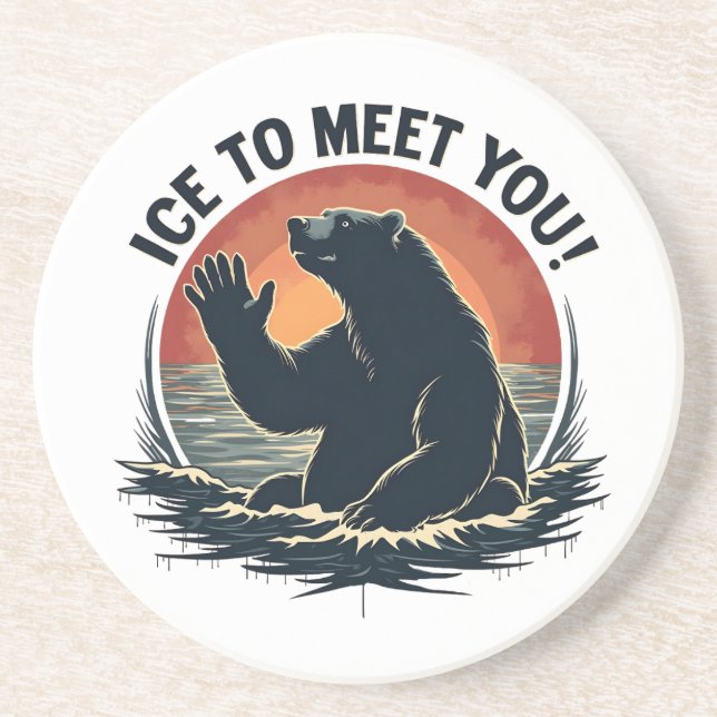 Posavasos Regalo De Hielo Para Conocer A Los Navidades De Os (Frente)