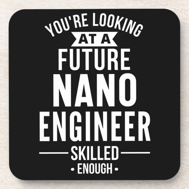 Posavasos Regalo de ingeniero de NANO (Frente)