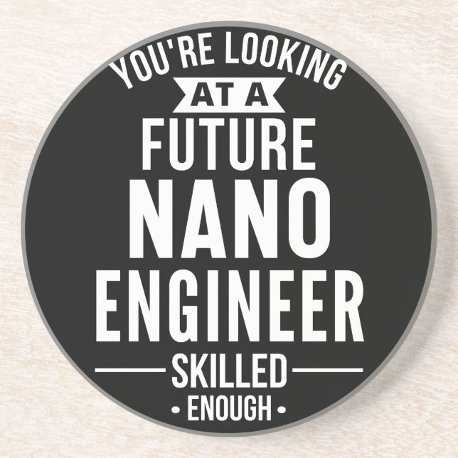 Posavasos Regalo de ingeniero de NANO (Frente)