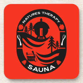 Posavasos regalo de la sauna de lujo