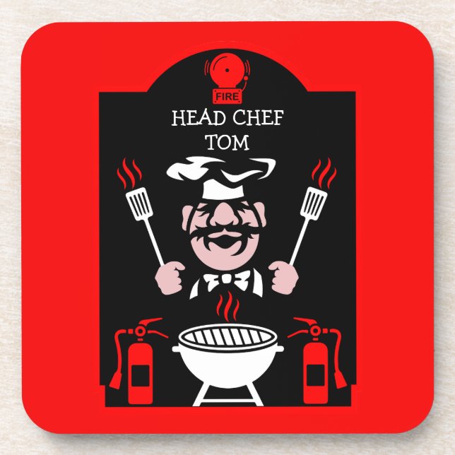 Posavasos Regalo de mal cocinero (Frente)
