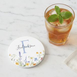 Posavasos Regalo de Mamá Cottagecore Botánico de Flores Silv