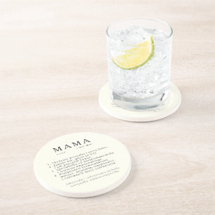 Posavasos Regalo de mamá polaca - Salto de definición de MAM