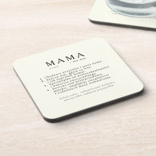 Posavasos Regalo de mamá polaca - Salto de definición de MAM