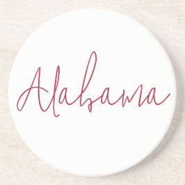 Posavasos Regalo de recuerdo de viaje por Alabama