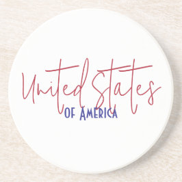 Posavasos Regalo de recuerdo de viaje por Estados Unidos de