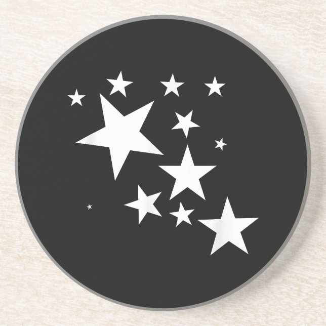 Posavasos Regalo de vestuario de diseño de estrellas de estr (Frente)