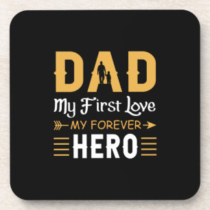 Posavasos Regalo del abuelo Dad My Forever Héroe