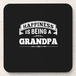 Posavasos Regalo del abuelo La felicidad es ser un abuelo