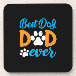 Posavasos Regalo del abuelo   Mejor Papa Perro