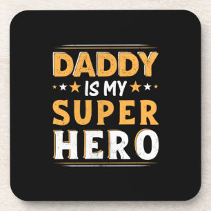 Posavasos Regalo del abuelo Papi es mi superhéroe