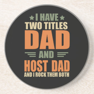 Posavasos Regalo divertido del Día del Padre para el padre a