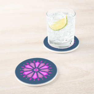 POSAVASOS REGALO MODERNO DE FLOR DE MAMÁ PAPÁ HERMANA HIJO J