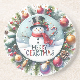 Posavasos Regalo navideño Feliz Navidad