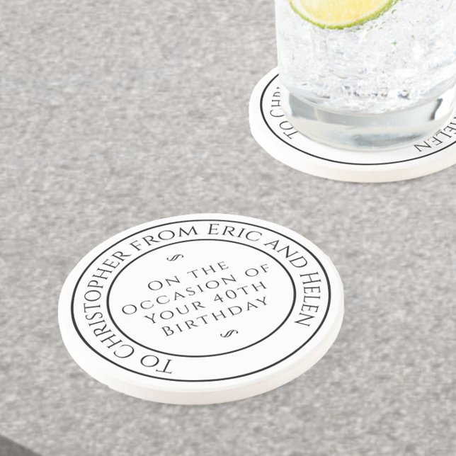 Posavasos Regalo para un amigo en su cumpleaños (Subido por el creador)