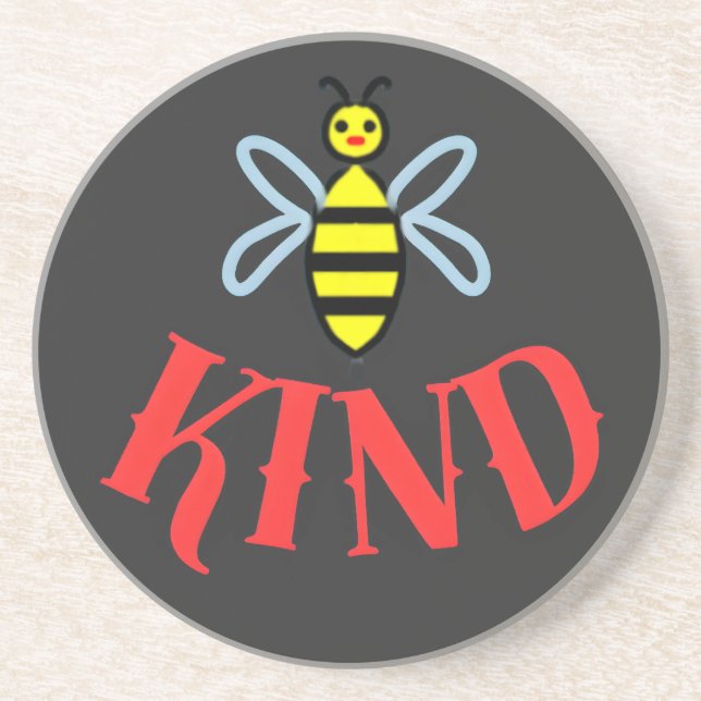 Posavasos Regalo Personalizado Abeja Amable (Frente)