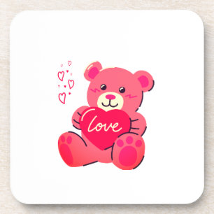 Posavasos Regalo romántico del Día de San Valentín