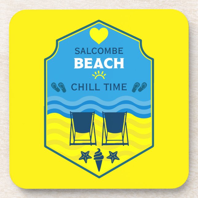 Posavasos Regalos Británicos De Playa (Frente)