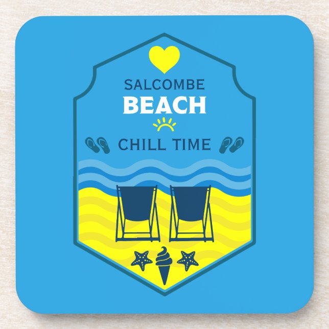 Posavasos Regalos Británicos De Playa (Frente)