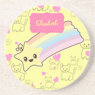 Posavasos Regalos cortos con nombre para gatos para nietas