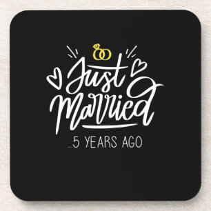 Posavasos Regalos de Boda 5º Aniversario de Boda
