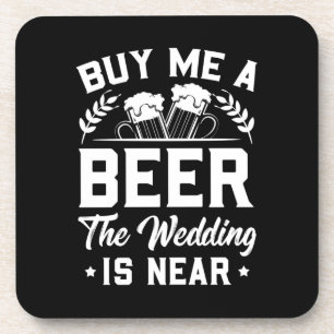 Posavasos Regalos de Boda   Cómprame Una Cerveza La Boda Est